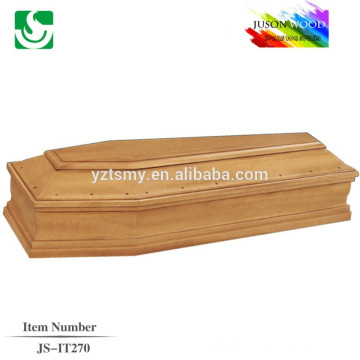 oak solid wood hot sale cheap coffins